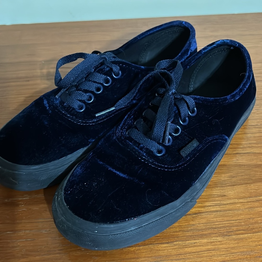 Blue velvet vans - Picture 3 of 5